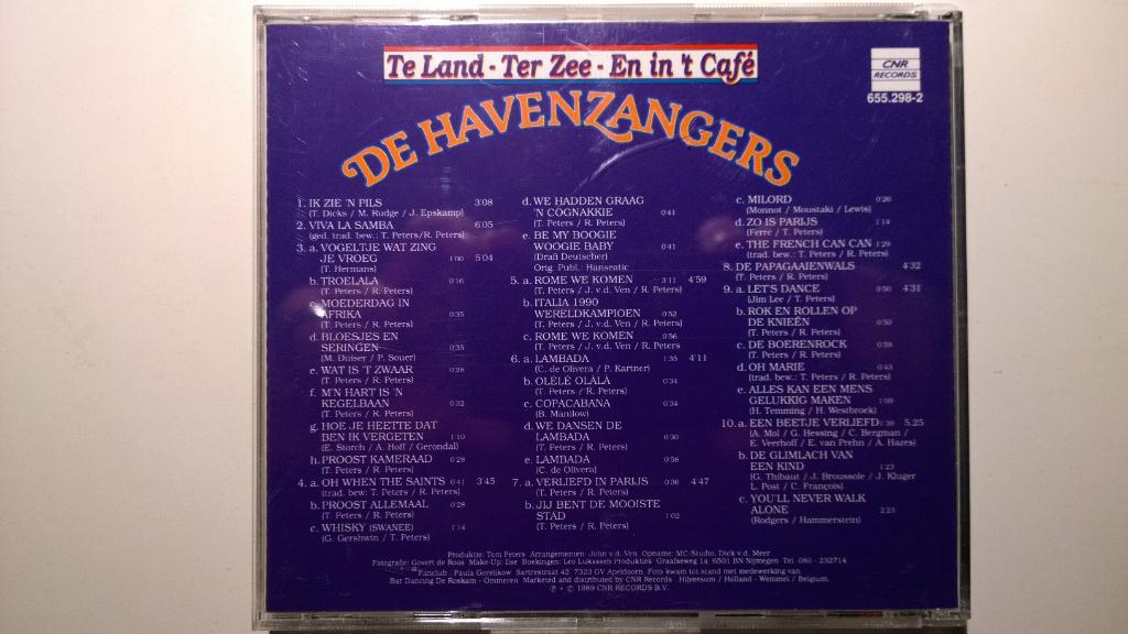 De Havenzangers - Te Land Ter Zee En In 'T Cafe, Ophalen of Verzenden, Zo goed als nieuw, Pop