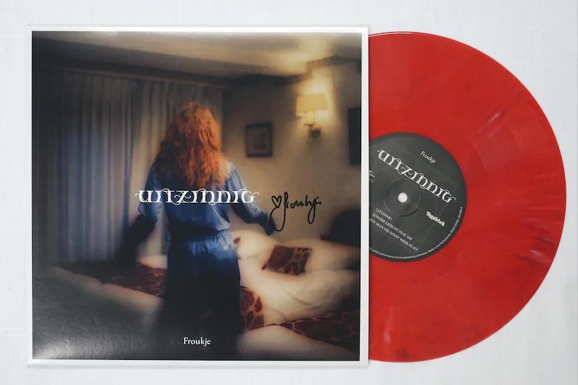 Vinyl EP 10" Froukje Uitzinnig ROOD Vinyl GESIGNEERD NIEUW, Ophalen of Verzenden, Nieuw in verpakking, 10 inch, Pop