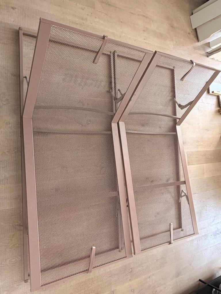 Auping handverstelbare spiraalbodem, Ophalen, 90 cm, Tweepersoons, Zo goed als nieuw