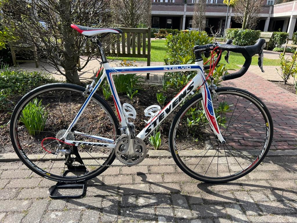 Stevens Stelvio framemaat 56 wielen Mavic Aksiom race, Overige merken, Gebruikt, Aluminium, Ophalen of Verzenden