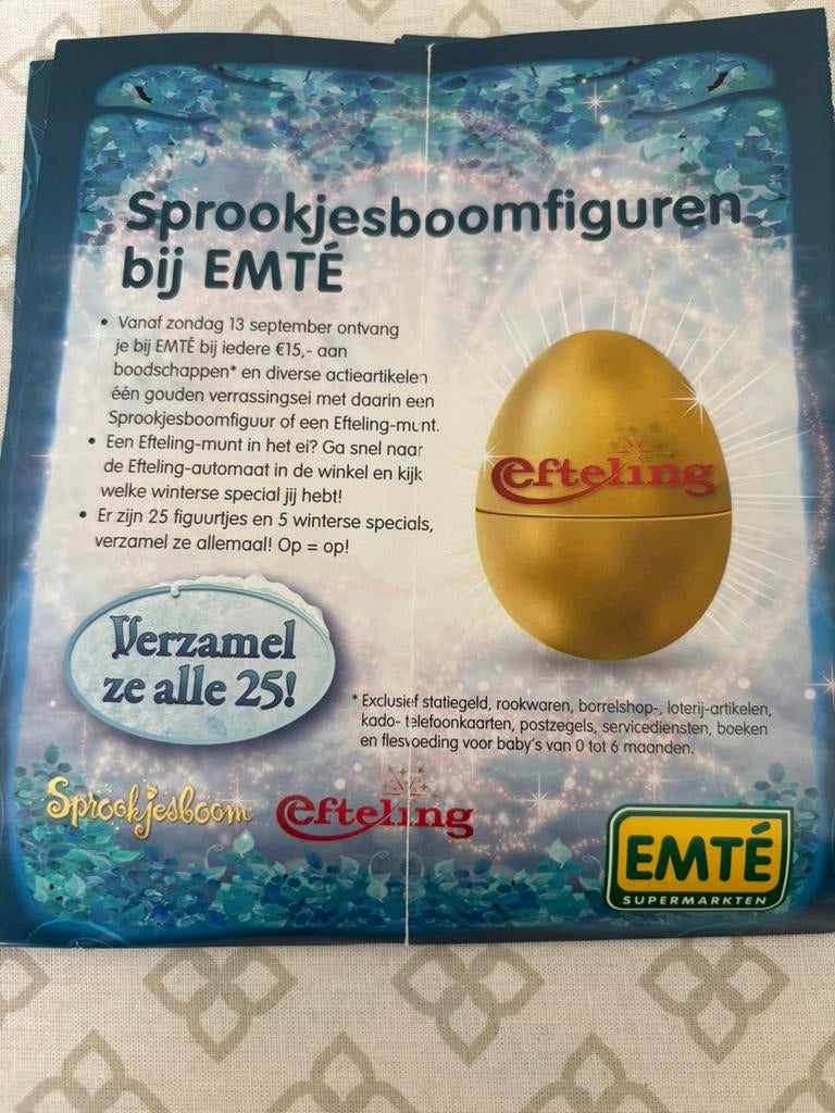 Efteling eieren, Ophalen of Verzenden