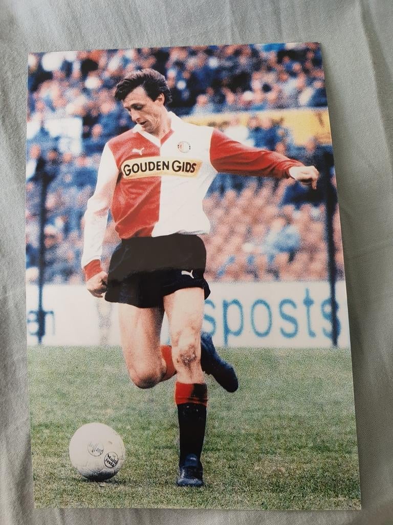 Johan Cruijff Feyenoord in gouden gids shirt, Verzenden, Zo goed als nieuw, Feyenoord, Shirt