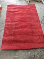 Rood Ikea hoogpolig vloerkleed - 195x133 cm, Ophalen