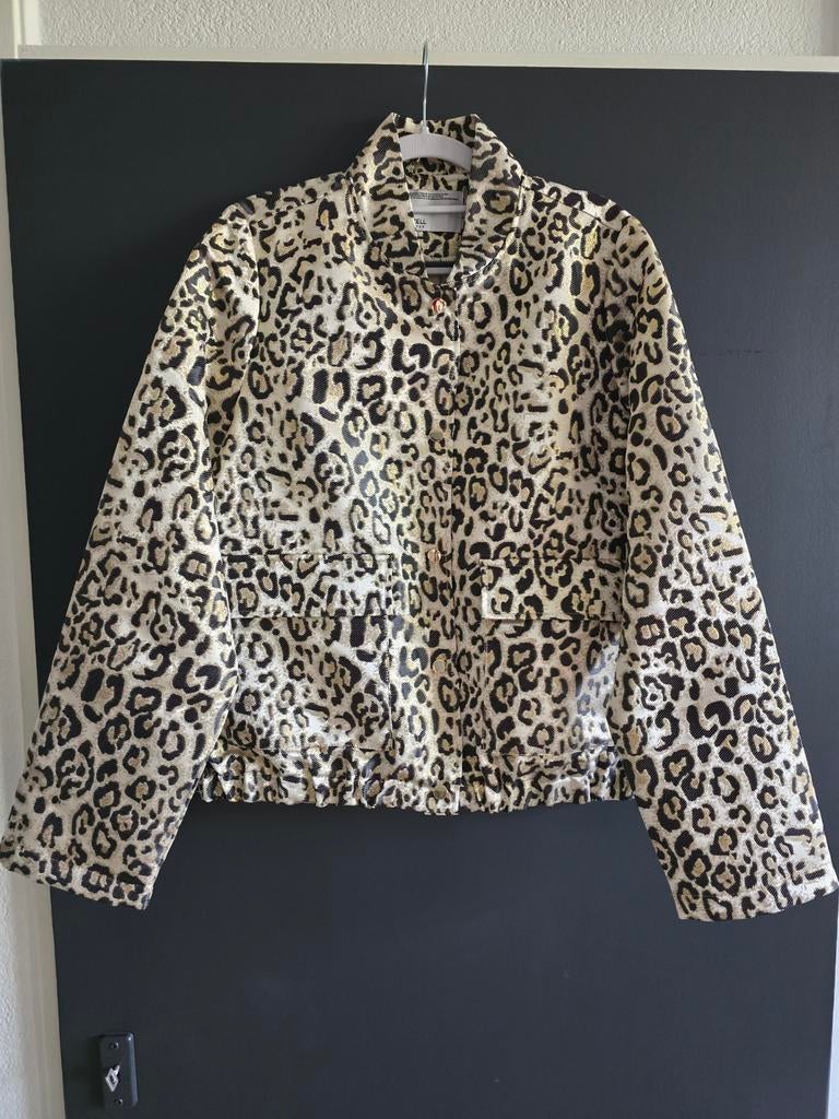 Nieuw jasje bomber panter 40 42 44, Ophalen of Verzenden, Nieuw, Maat 42/44 (L), Bruin