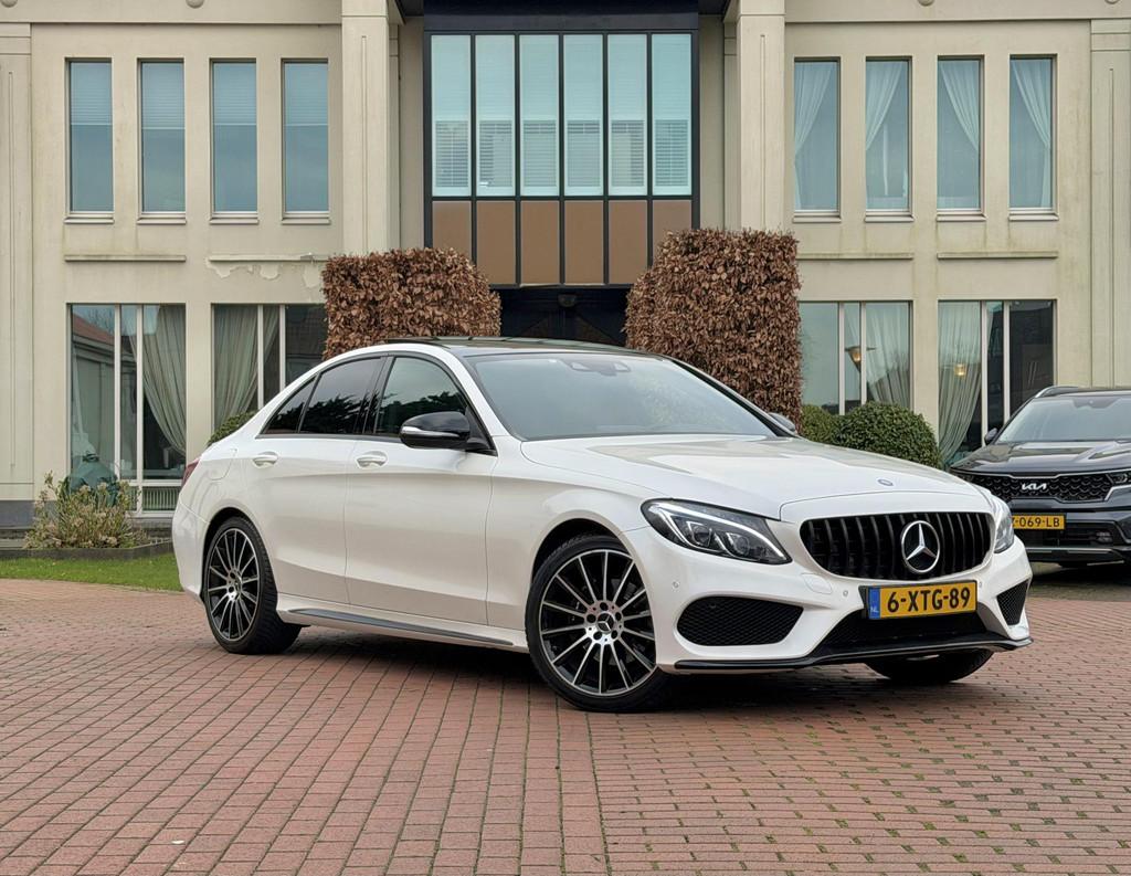 Mercedes-Benz C-klasse 200 Ambition Comfort - Panodak - AMG, Auto's, Mercedes-Benz, Automaat, Parkeerassistent, Euro 6, 4 cilinders