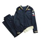 WWII US Navy PT Uniform Grouping Named, Verzamelen, Ophalen of Verzenden, Marine, Amerika, Embleem of Badge