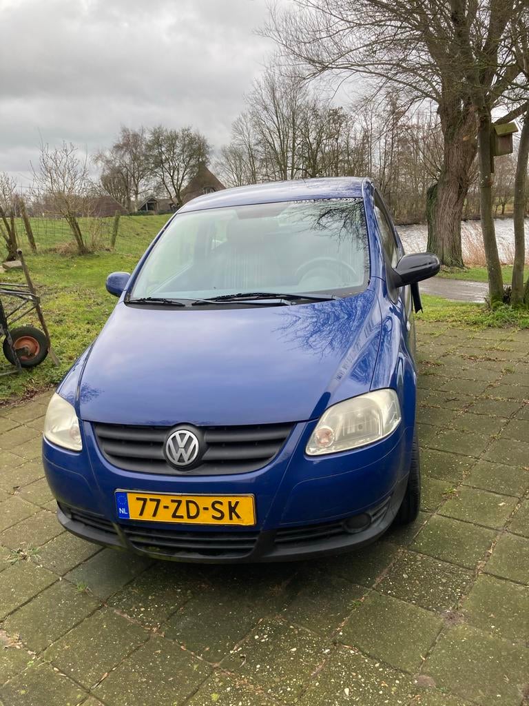 Volkswagen Fox 1.2 40KW 2008 Blauw, Auto's, Voorwielaandrijving, 969 kg, 1198 cc, Origineel Nederlands