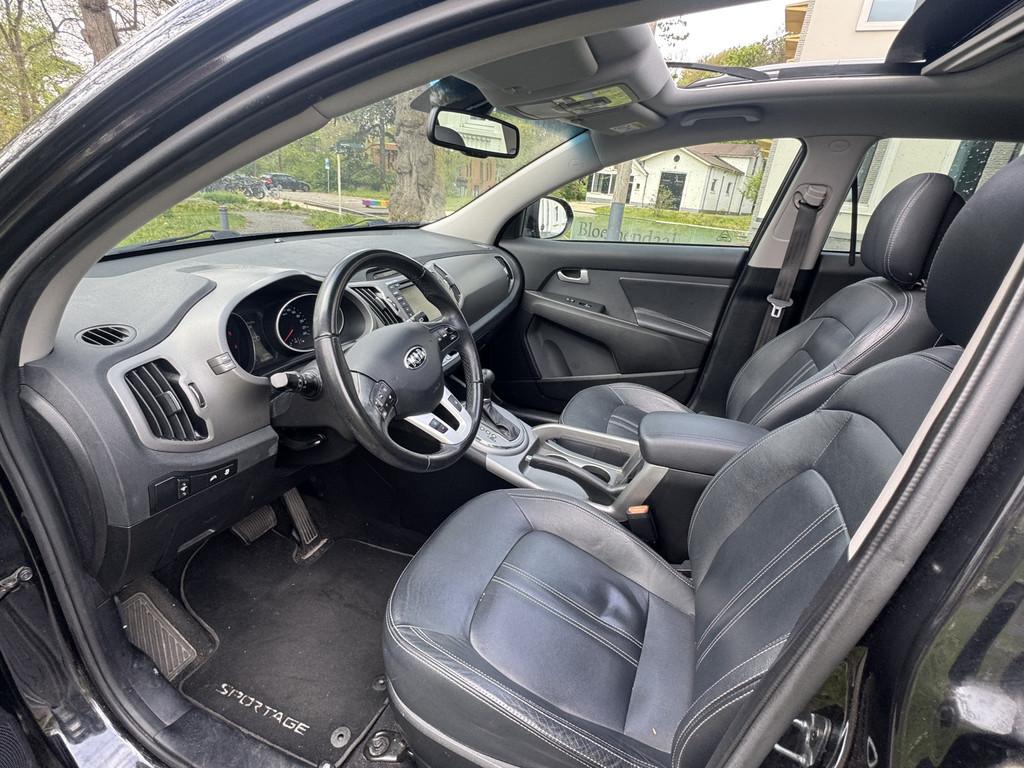 Kia Sportage 2.0 AUT, 1E EIG, LEDER, PANORAMADAK, ExecutiveL, Gebruikt, 4 cilinders, Zwart, 1600 kg