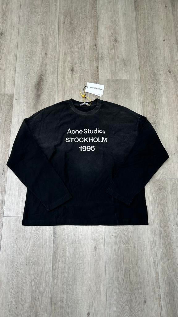 Acne Studios long sleeve shirt zwart, Ophalen of Verzenden, Zo goed als nieuw, Overige maten, Zwart