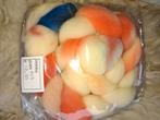 Geverfde lontwol merino spinnen vilten vilt wol, Nieuw, Ophalen of Verzenden, Lotjeswol, Spinwol