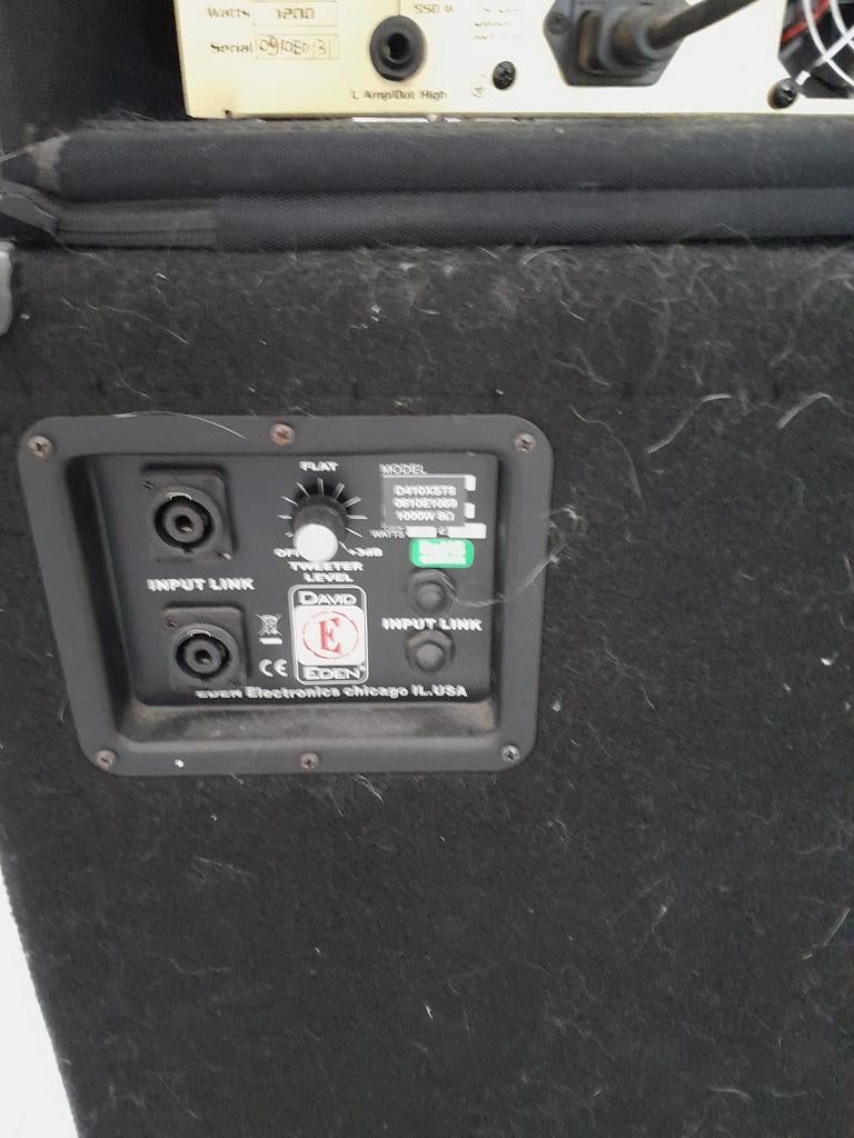 Eden David Series basversterker met 4x10 cab, Muziek en Instrumenten, Ophalen of Verzenden