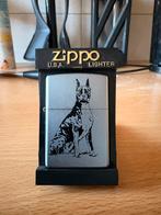 Zippo aansteker met hondenafbeelding, Ophalen of Verzenden, Nieuw