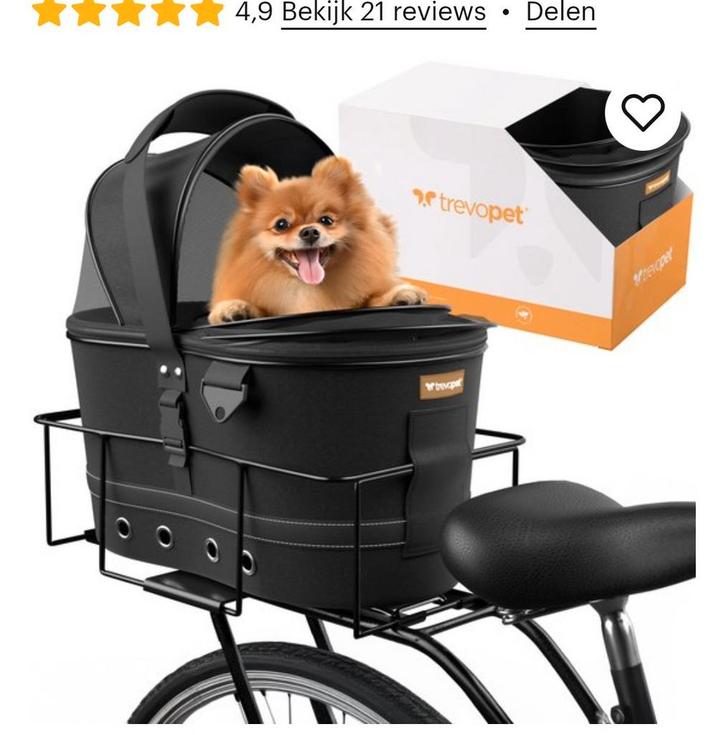 Hondenfietsmand achterop Nieuw, Fietsen en Brommers, Fietsaccessoires | Fietsmanden, Ophalen of Verzenden