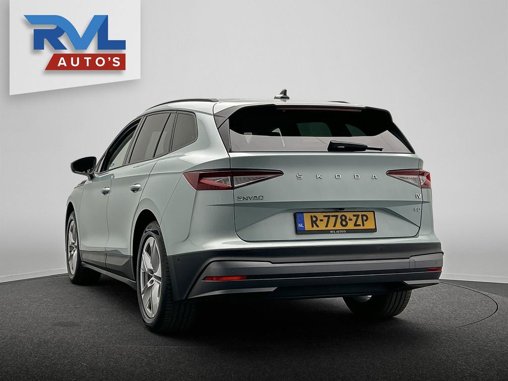 Skoda Enyaq iV 60 | SOH 92% | Origineel NL | Half/Leder | Ap, Auto's, Skoda, Automaat, Achterwielaandrijving, Gebruikt, Zwart