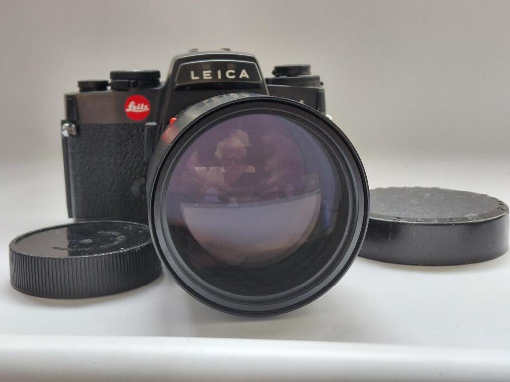 LEICA R4 met Elmarit 2.8/280 m, Ophalen of Verzenden, Zo goed als nieuw, Spiegelreflex, Leica