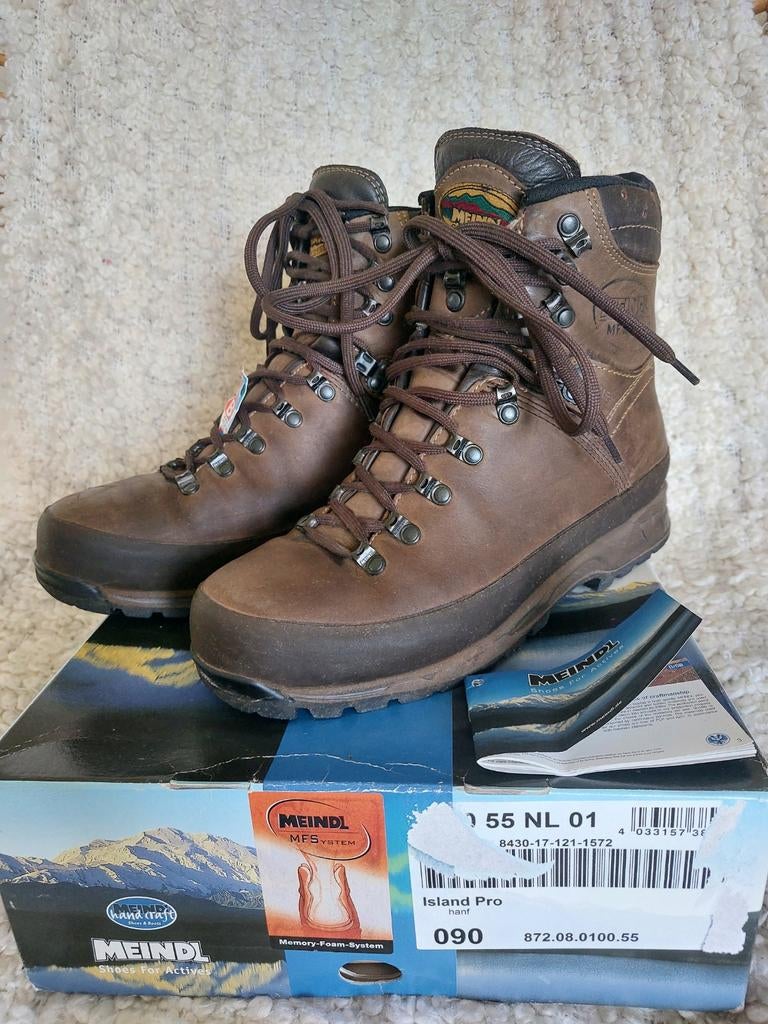 Meindl Island Pro wandelschoenen maat 8.5/42, Sport en Fitness, Bergsport en Wandelen, Ophalen of Verzenden, Zo goed als nieuw