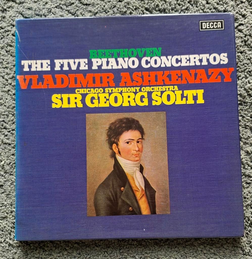 Beethoven, de vijf piano concerten, Verzenden, Classicisme, Zo goed als nieuw, Orkest of Ballet