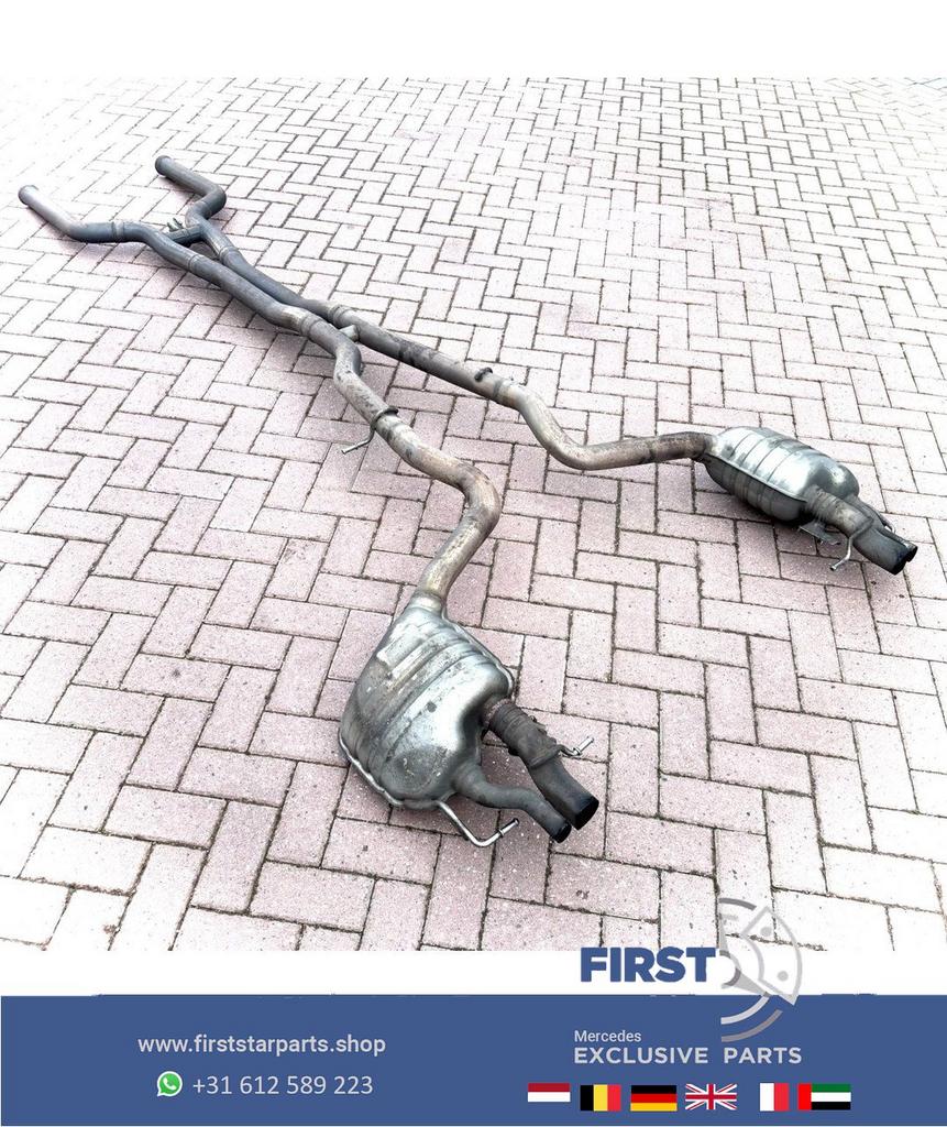 W213 E63 S AMG UITLAAT COMPLEET E KLASSE E63S PERFORMANCE ME, Auto-onderdelen, Uitlaatsystemen, Gebruikt, -, Ophalen of Verzenden