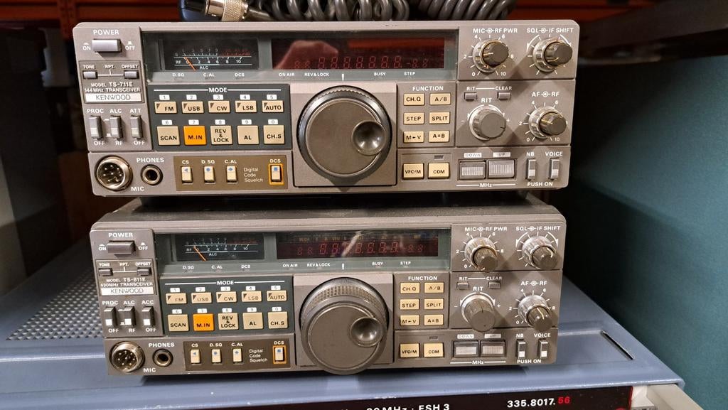 Kenwood TS-711E, TS-811E tranceivers, Ophalen, Refurbished, Zender en Ontvanger