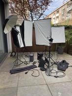 Studio flits set apparatuur Bowens, Ophalen, Gebruikt, Lamp of Flitsset