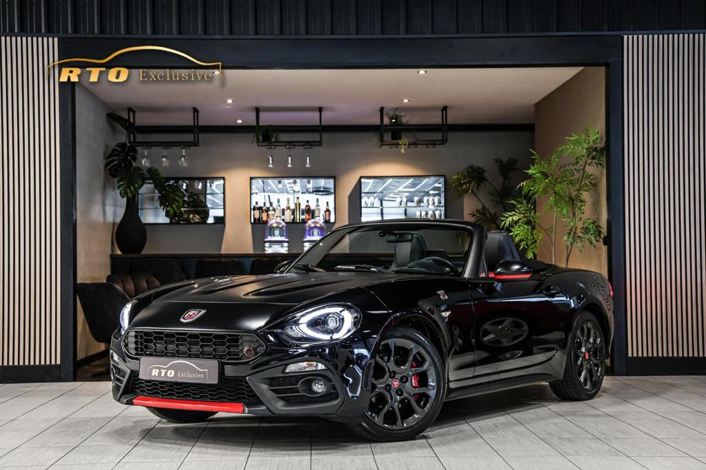 Fiat 124 Spider 1.4 MultiAir Turbo Abarth|LED|Leder|Bose|Com, Achterwielaandrijving, 4 cilinders, Zwart, Leder