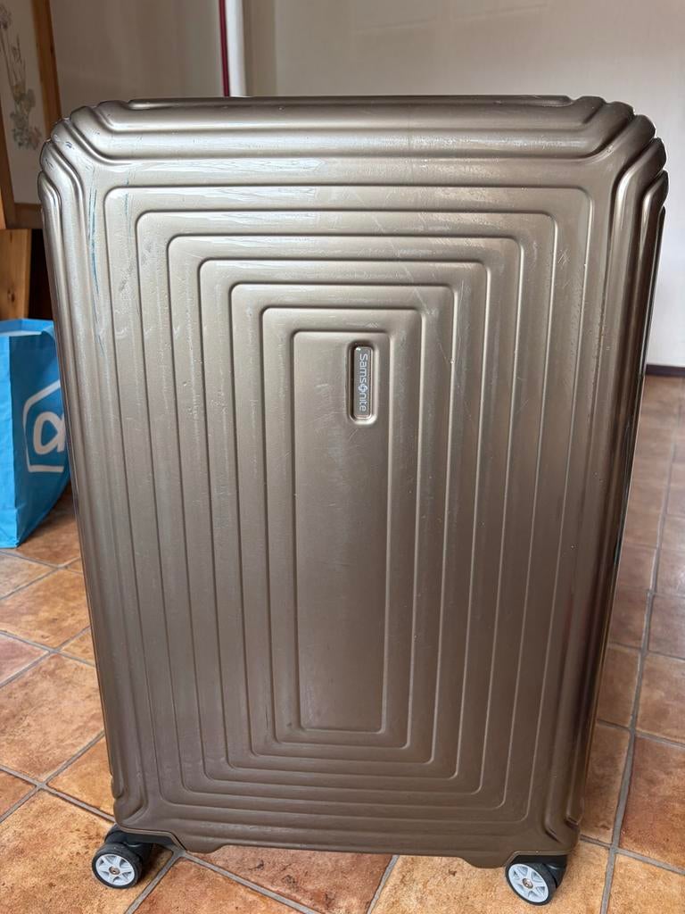 Samsonite Koffer - Goudkleurig, Groot Formaat, Ophalen, 30 cm of meer, Gebruikt, Overige kleuren