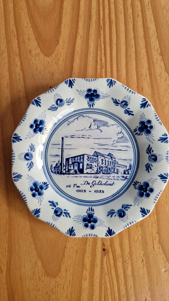 Wandbord Zuivelfabriek "de Gelderland" Loenen, Verzamelen, Merken en Reclamevoorwerpen, Overige typen, Ophalen of Verzenden