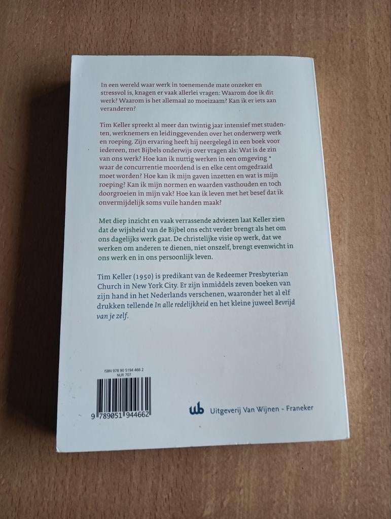 Tim Keller - Goed werk, Ophalen of Verzenden, Zo goed als nieuw, Tim Keller