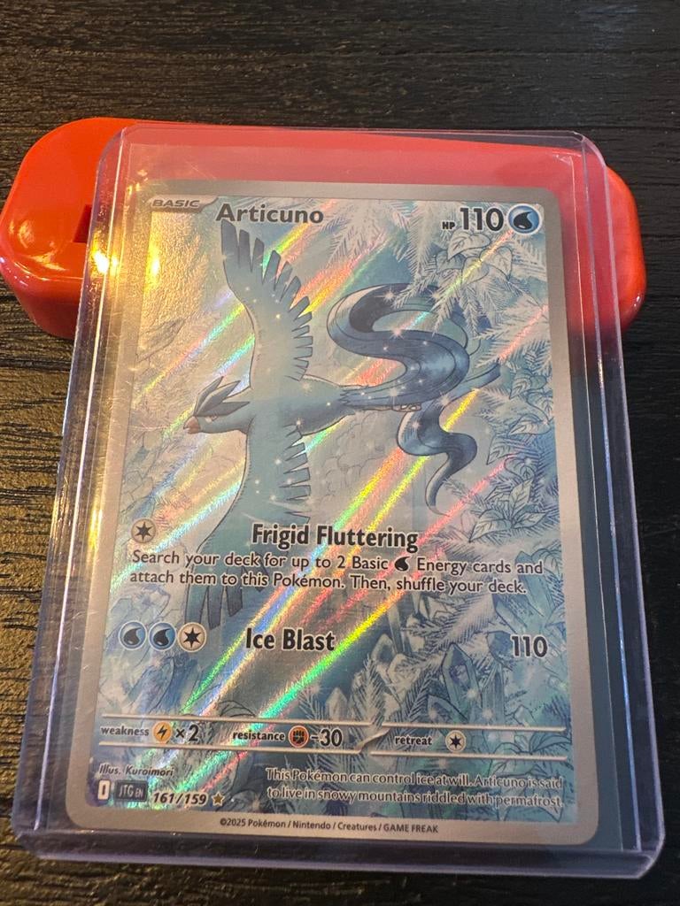 Articuno 161/159 JTG Pokémon kaart, Hobby en Vrije tijd, Verzamelkaartspellen | Pokémon, Ophalen of Verzenden, Zo goed als nieuw