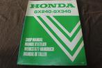 Honda GX240 GX340 1985 stationaire motor shop manual, Ophalen of Verzenden, Honda