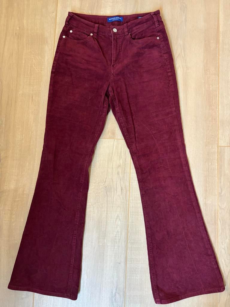 Scotch & Soda Dames Ribfluwelen Broek Maat 29/32, Maat 38/40 (M), Overige kleuren, Ophalen of Verzenden, Lang