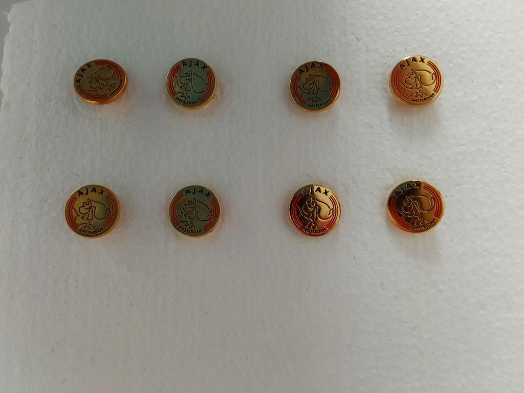 Ajax ⚽️ kledingspeld / steekpin 8 stuks 🆕️, Ophalen of Verzenden, Nieuw, Ajax, Overige typen