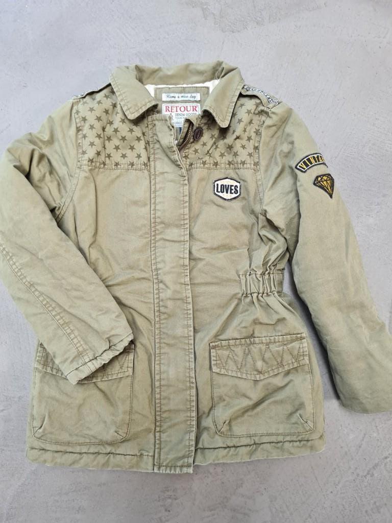 Retour jas - 122 - 128, Kinderen en Baby's, Kinderkleding | Maat 122, Gebruikt, Meisje, Ophalen of Verzenden, Retour