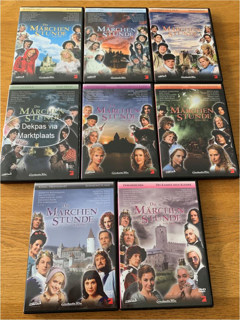 Dvd's Die Märchenstunde - Volume 1 t/m 8, Vanaf 12 jaar, Ophalen of Verzenden, Gebruikt