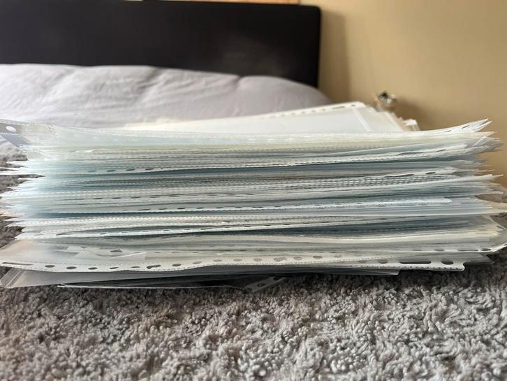 Grote stapel A4 insteekhoezen / transparante mappen, Diversen, Bureau-accessoires, Zo goed als nieuw, Ophalen of Verzenden