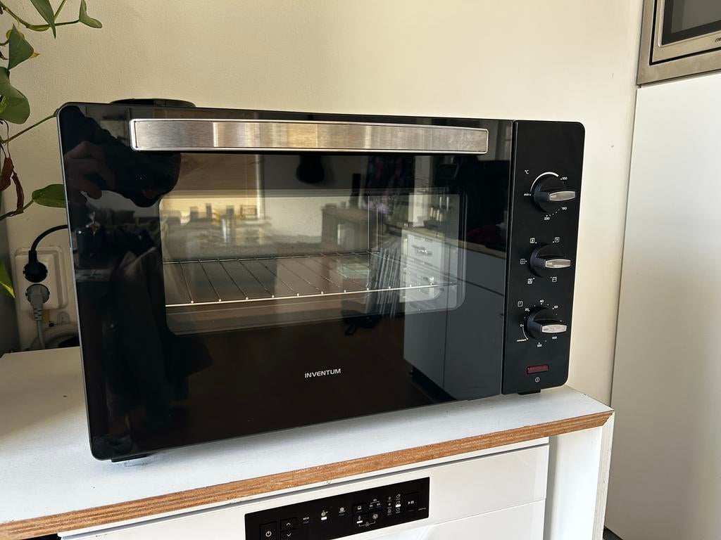 Inventum vrijstaande heteluchtoven OV457B – 45L, Witgoed en Apparatuur, Ovens, Ophalen, Minder dan 45 cm, Hete lucht, 60 cm of meer