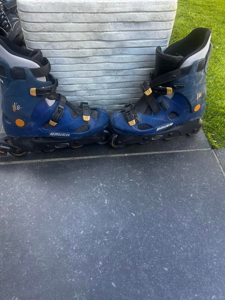 Skeelers Bauer V6 - Maat 46, Sport en Fitness, Skeelers, Ophalen, Gebruikt, Bauer, Heren