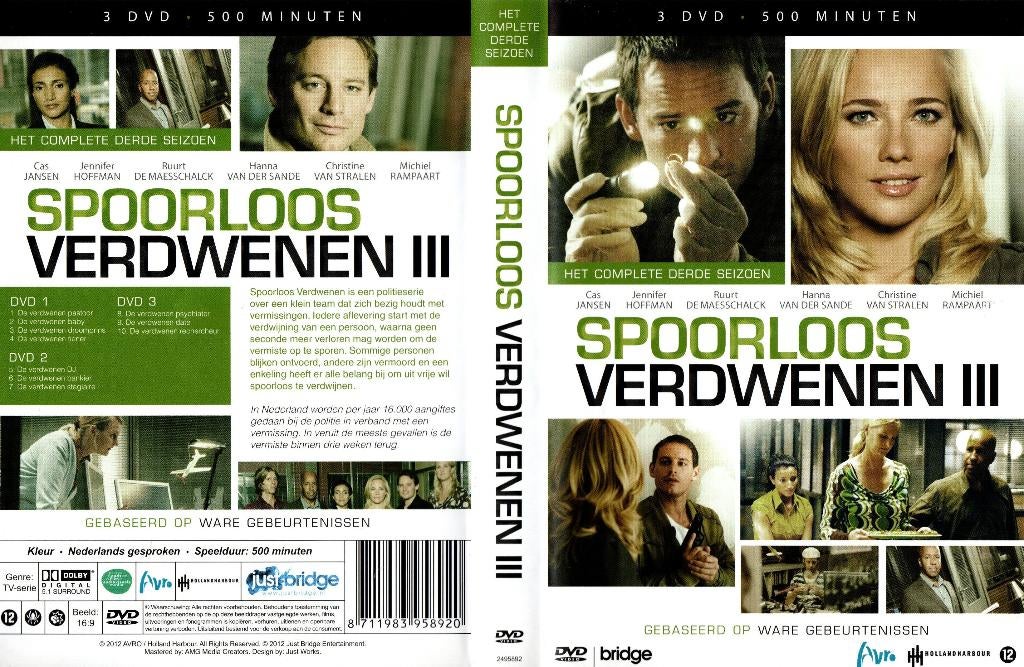 Spoorloos verdwenen, seizoen 3, Cd's en Dvd's, Dvd's | Nederlandstalig, Ophalen of Verzenden, Zo goed als nieuw, Tv fictie, Vanaf 12 jaar