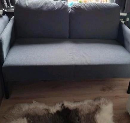 Glostad ikea2-zits bankje antraciet/grijs - Zeer goede staat, Ophalen, Minder dan 75 cm, Tweepersoons, Zo goed als nieuw