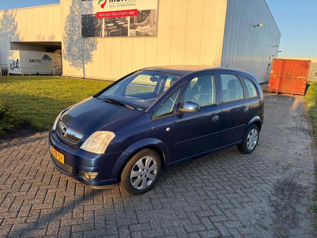 Opel Meriva 1.4-16V Temptation (bj 2007), Auto's, Stof, Gebruikt, 4 cilinders, Blauw