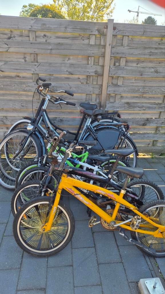 Partij van 7 fietsen - diverse modellen, opknappers, Fietsen en Brommers, Overige Fietsen en Brommers, Ophalen, Gebruikt