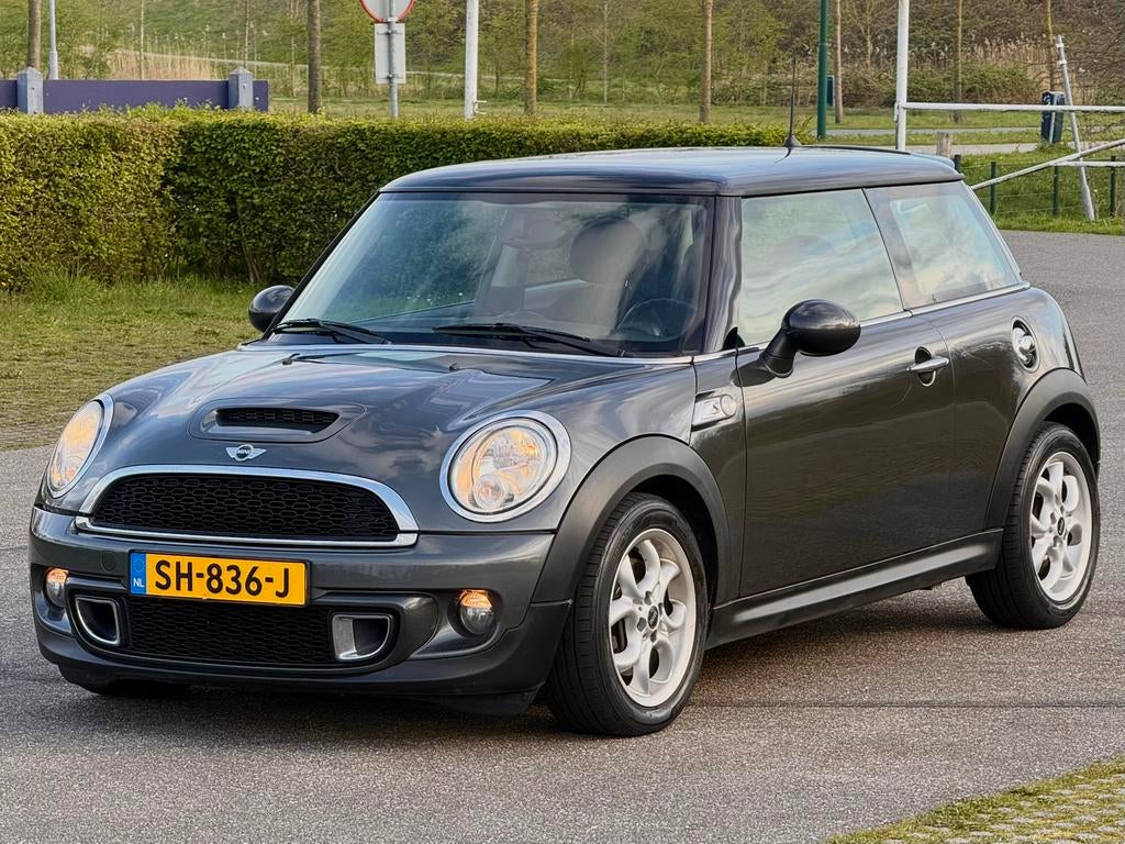 Mini 1.6 Cooper S 2010 Grijs N18 184 PK, Euro 5, Stof, Zwart, 4 cilinders
