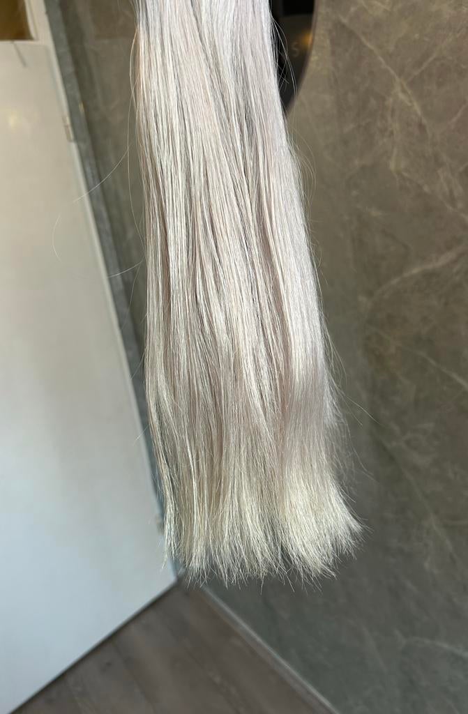 100% Human Hair genius weave Extensions - 45 cm, 100 gram, Sieraden, Tassen en Uiterlijk, Uiterlijk | Haarverzorging, Ophalen of Verzenden