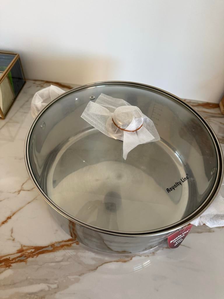 Royalty Line pan 8.0 liter - Nieuw, Inductieplaat, Nieuw, Rvs, Ophalen