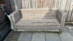Rotan tuinbank 3 persoons, Tuin en Terras, Tuinbanken, Ophalen, Zo goed als nieuw, Rotan
