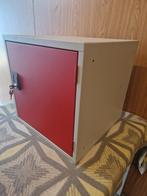 Cube locker OKK 45 grijs/rood met cilinderslot (nieuw), Ophalen, Nieuw, Veilig opbergen van persoonlijke spullen