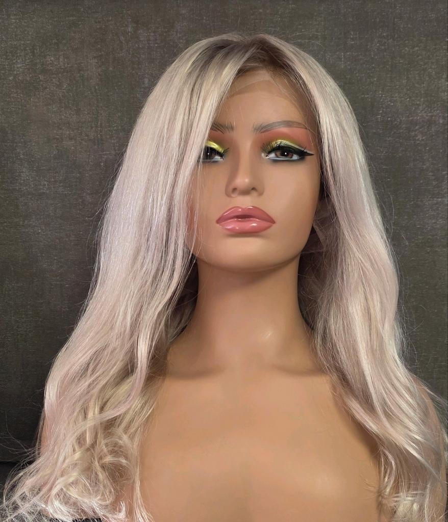 Full lace wig echt haar, Ophalen of Verzenden, Nieuw, Pruik of Haarverlenging