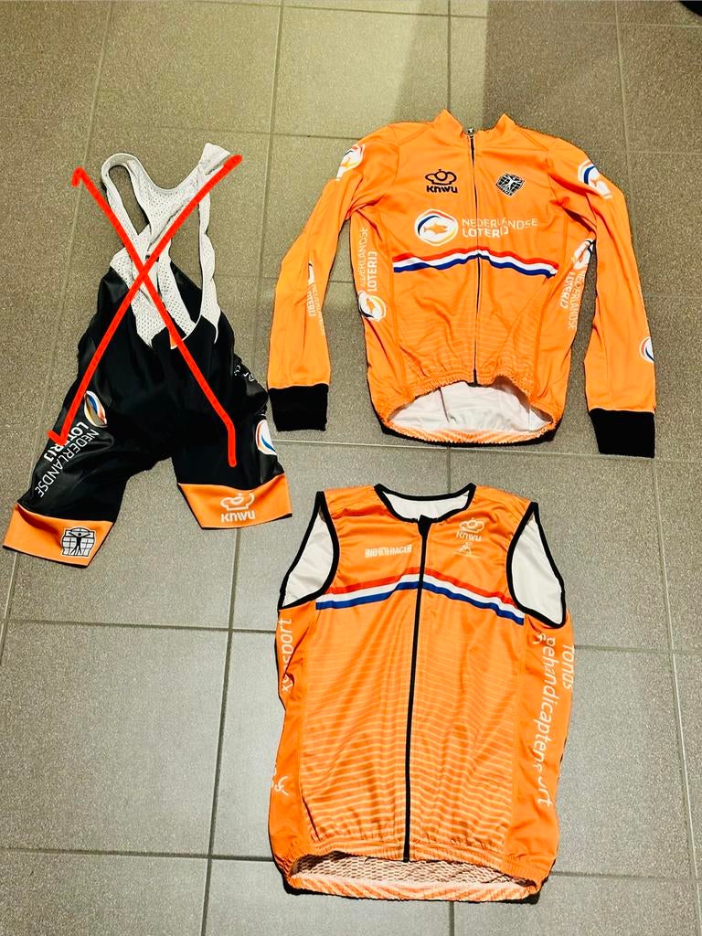 Wielrenbroek M wielrenjasje M windvest S Bioracer, Fietsen en Brommers, Fietsaccessoires | Fietskleding, Ophalen of Verzenden