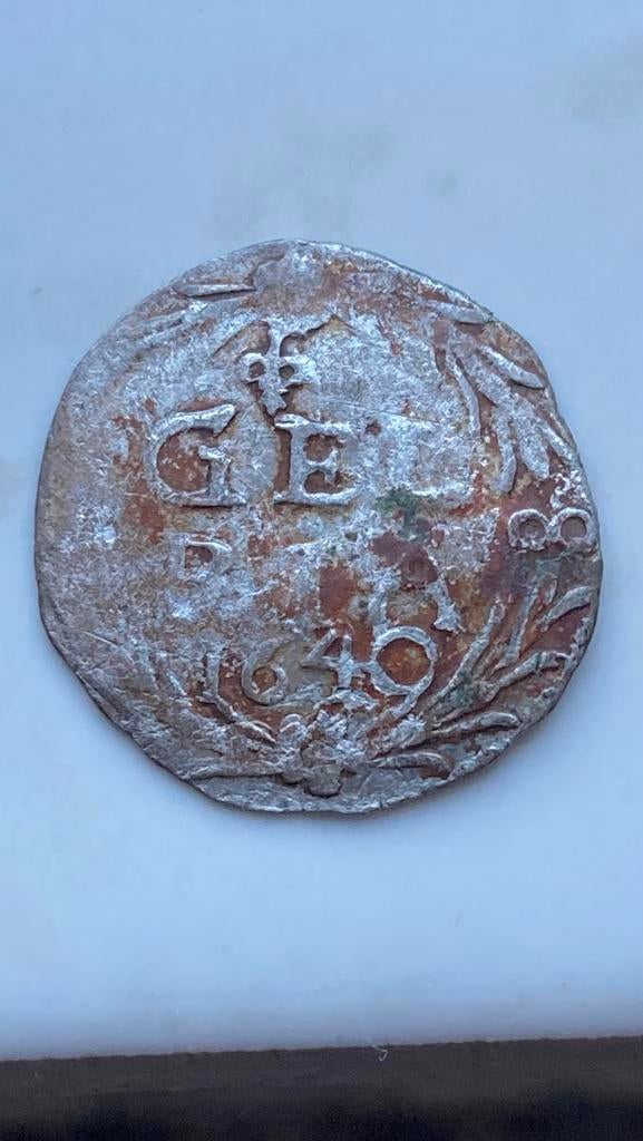 Zilveren munt Gelria 1640, Ophalen of Verzenden, Overige landen