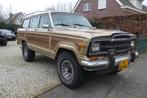 Jeep Wagoneer 5.9 V8 Limited Wagon Belasting en APK vrij, Auto's, Trekhaak, Zwart, Leder, Bedrijf